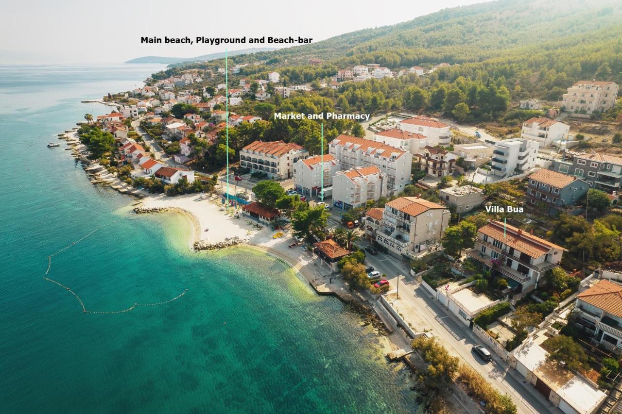 Villa Bua - Beautiful Seafront Apartments Traù Esterno foto